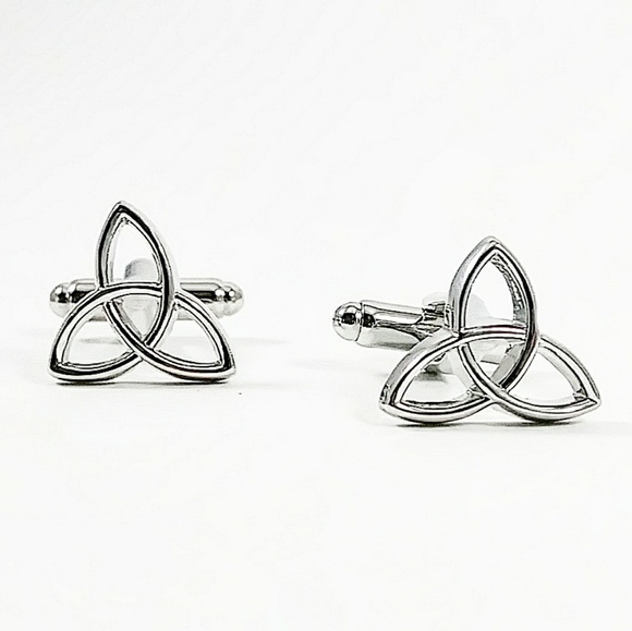 Men's Celtic Knot Cuff Links - Picture 2 of 4